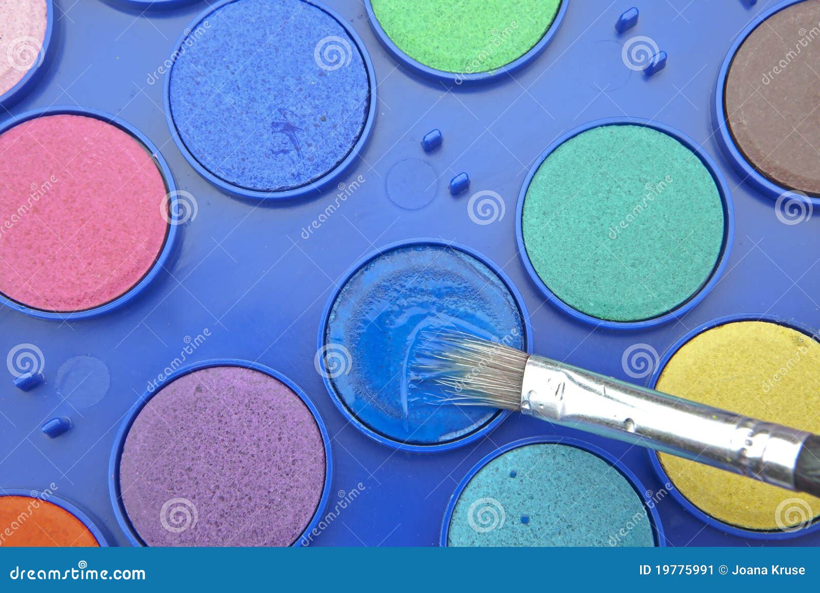 Paintbox stock image. Image of watercolor, school, color 19775991