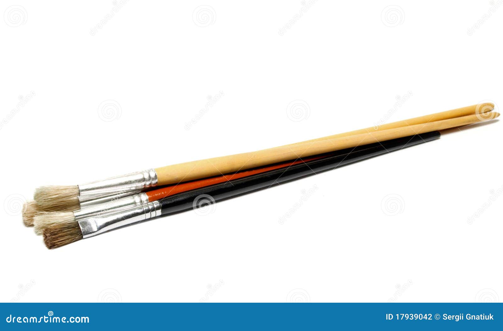 Paintbrush stock photo. Image of hold, abstract, hair 17939042