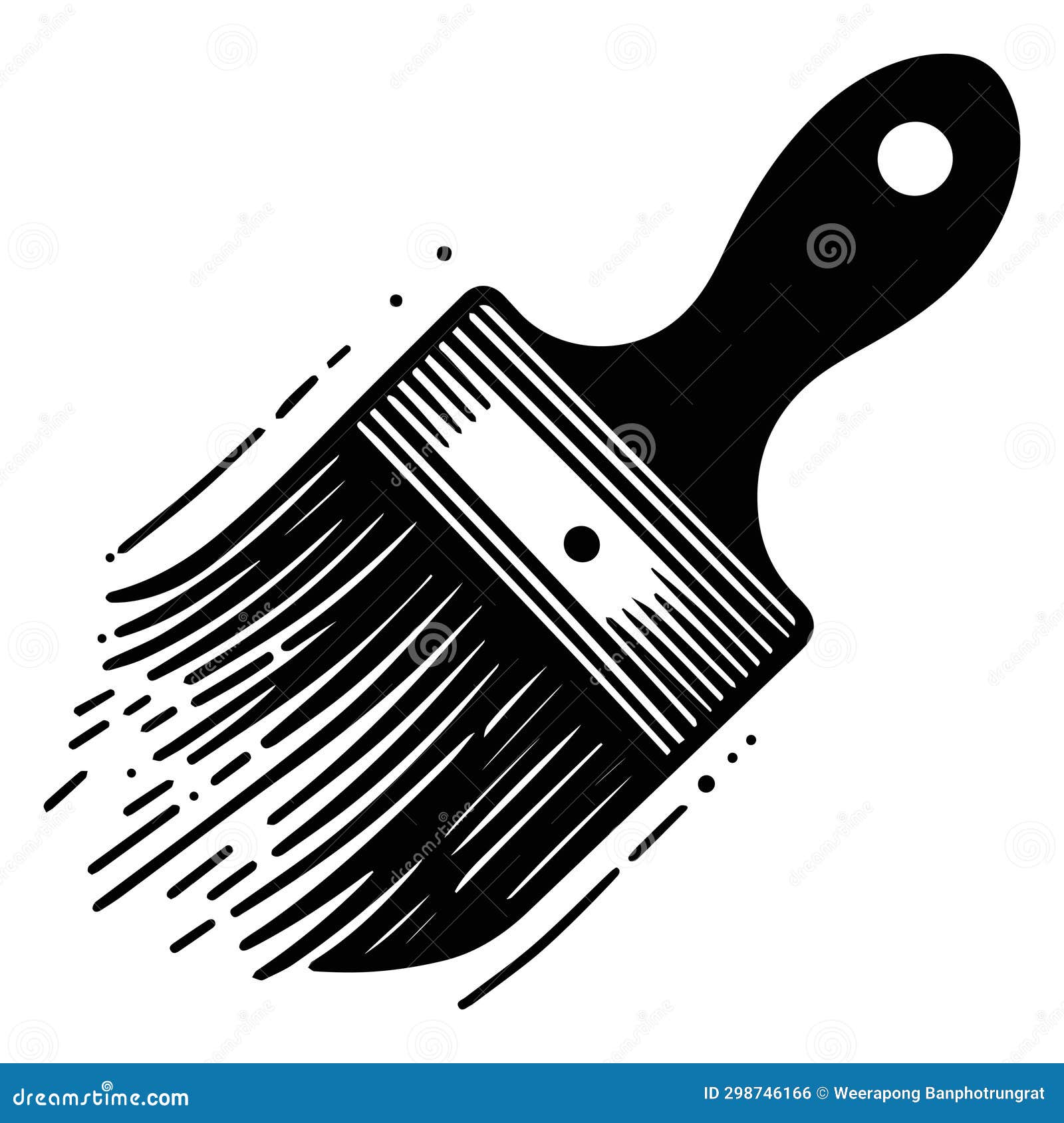 Paintbrush of Artists, the Tool for Workers, the Brush for Ink Work