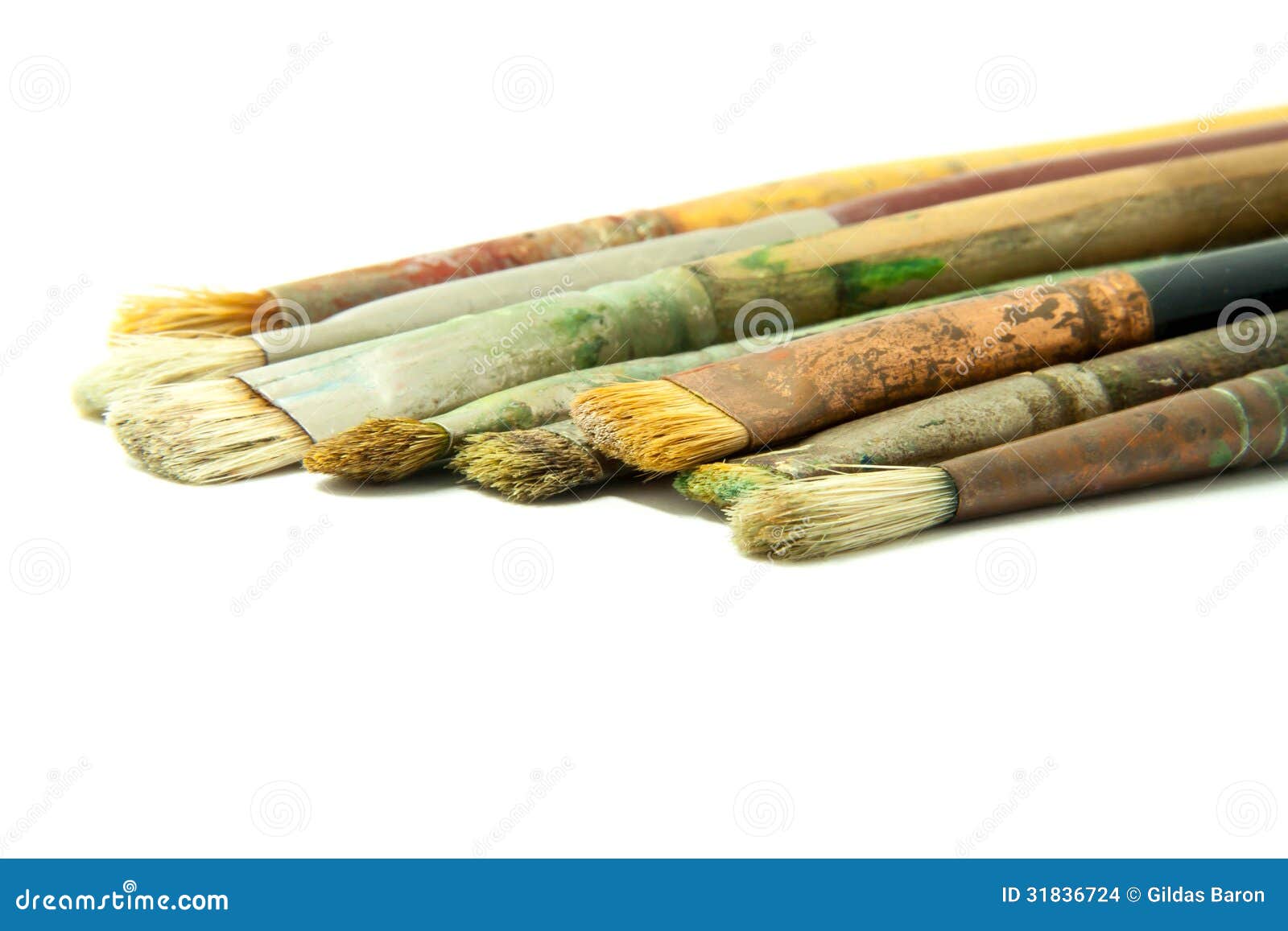 Paintbrushes stock photo. Image of isolated, paintbrush 31836724