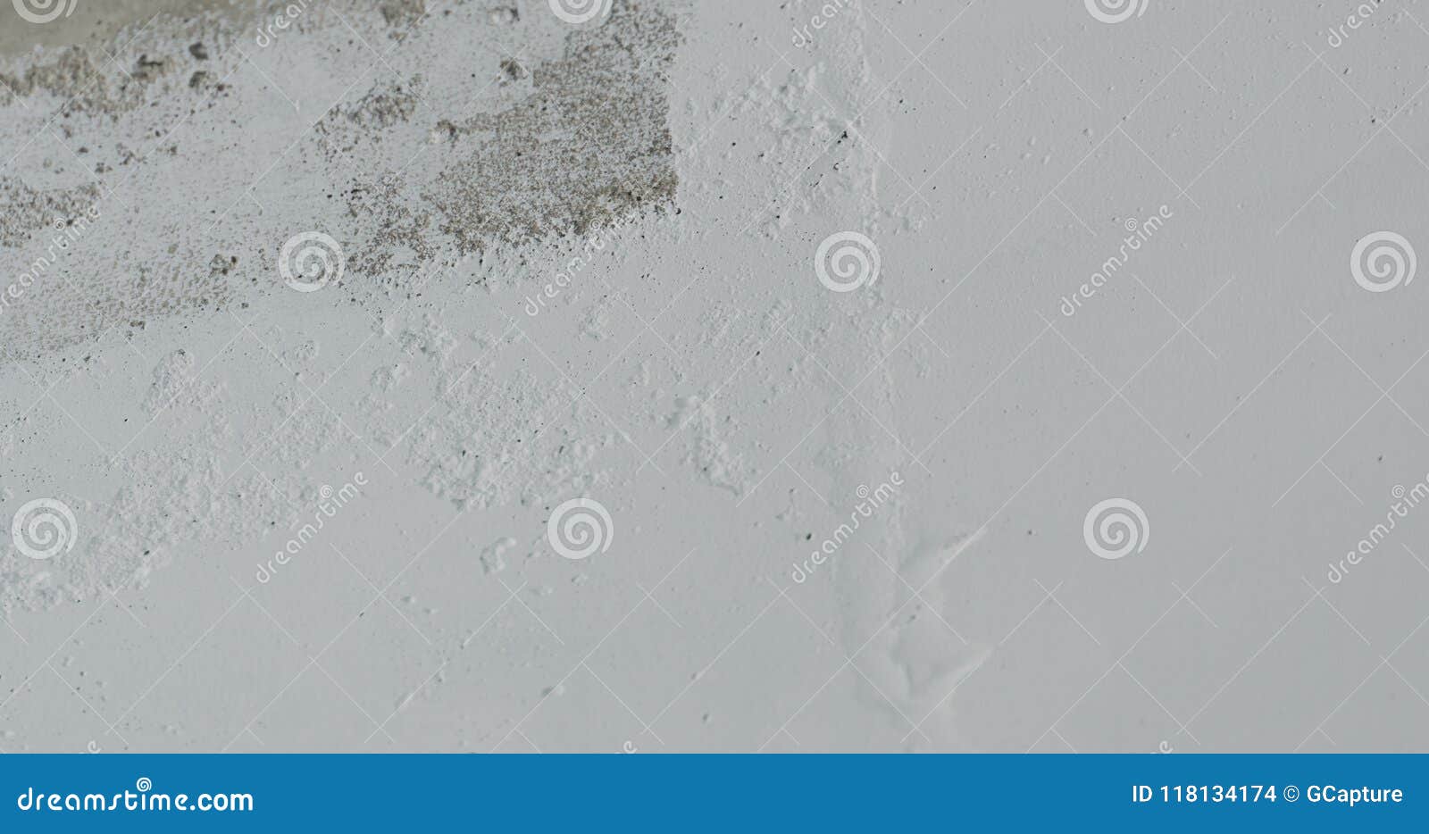 Painted Concrete Ceiling Into White Stock Photo Image Of House