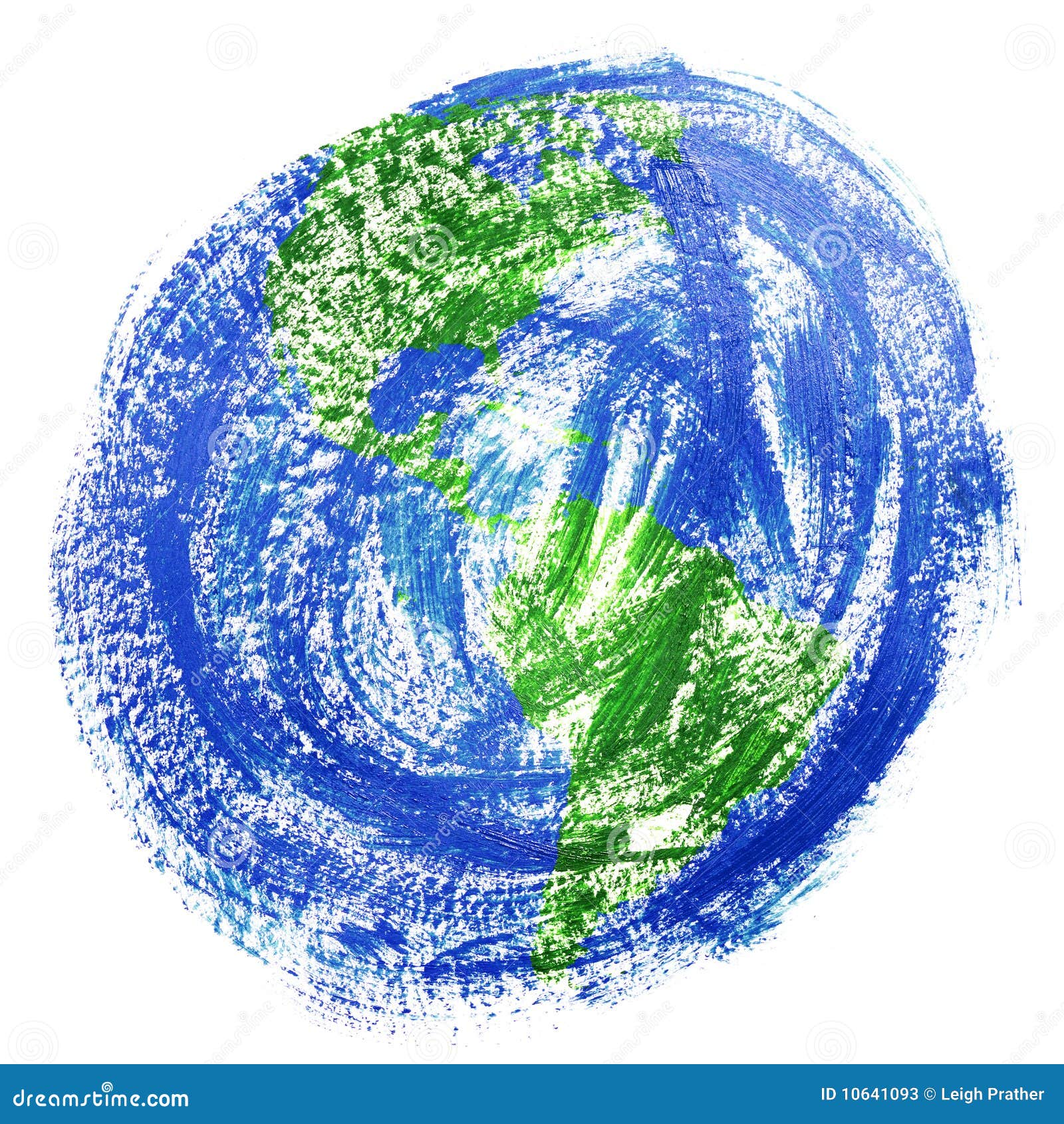 Painted earth stock image. Image of natural, education 10641093