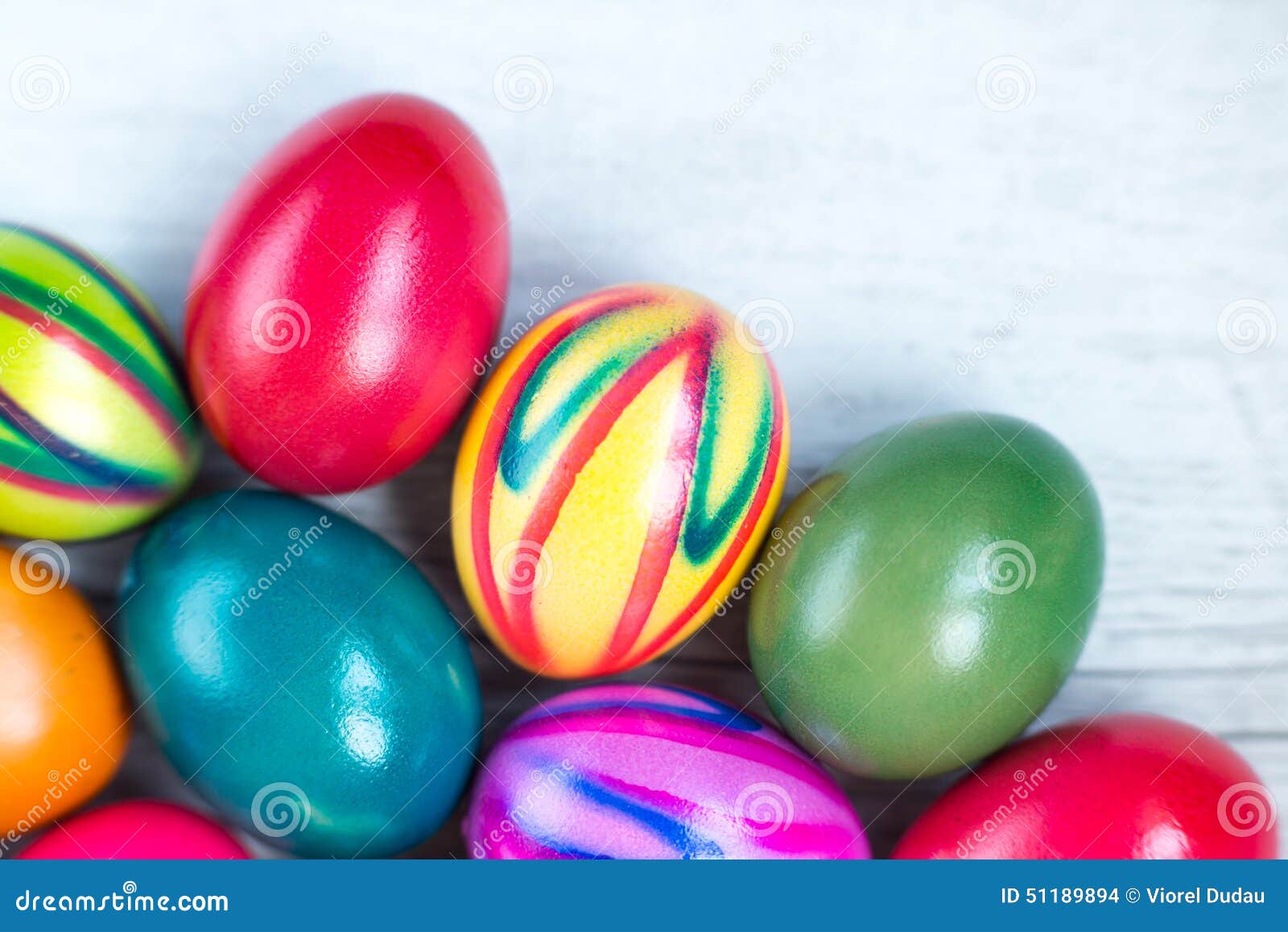 Painted Easter eggs stock photo. Image of colorful, design 51189894