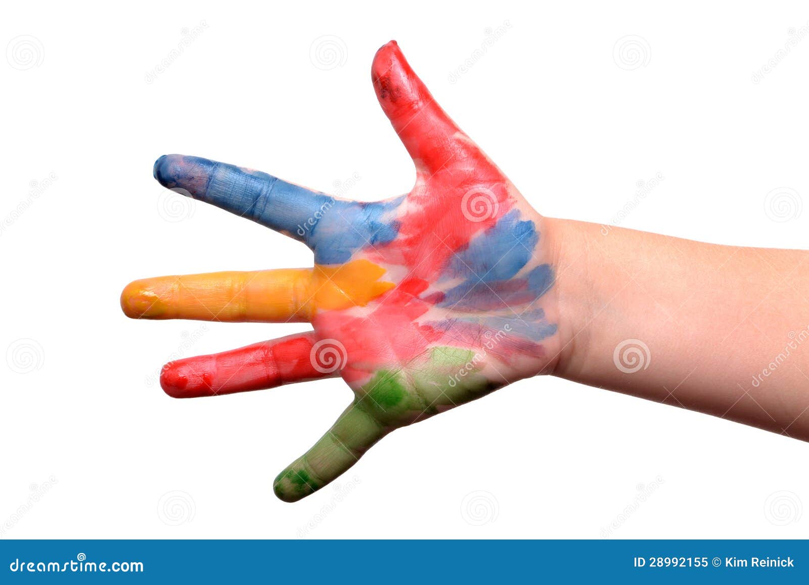 Painted Fingers stock image. Image of fingers, artistic 28992155