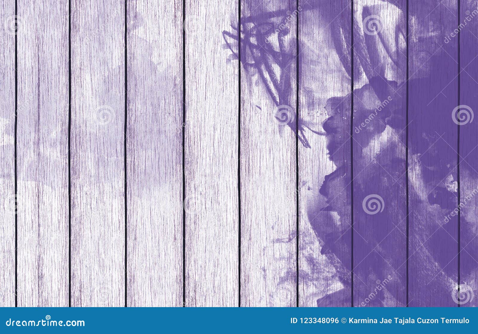 Painted Wood Background Wallpaper with Purple Paint. Stock Illustration