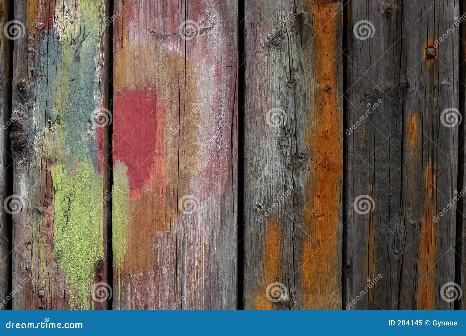 Painted wooden planks stock image. Image of rotting, knotty 204145