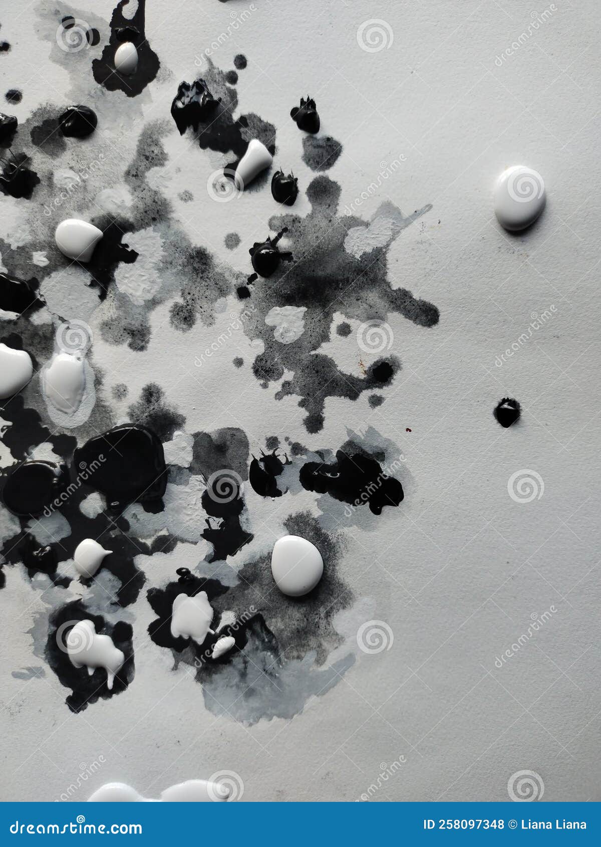 Painting Abstract Modern Art Black White Grey Colour Stock Photo Image of painting, grey