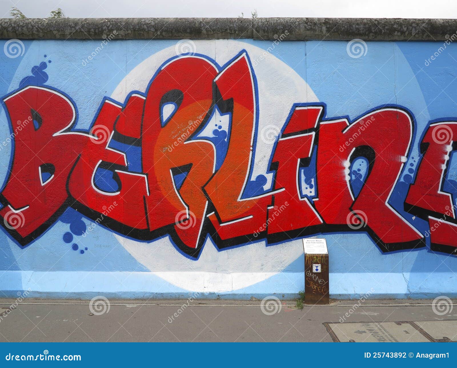 Painting On Berlin Wall At East Side Gallery Editorial Stock Photo ...