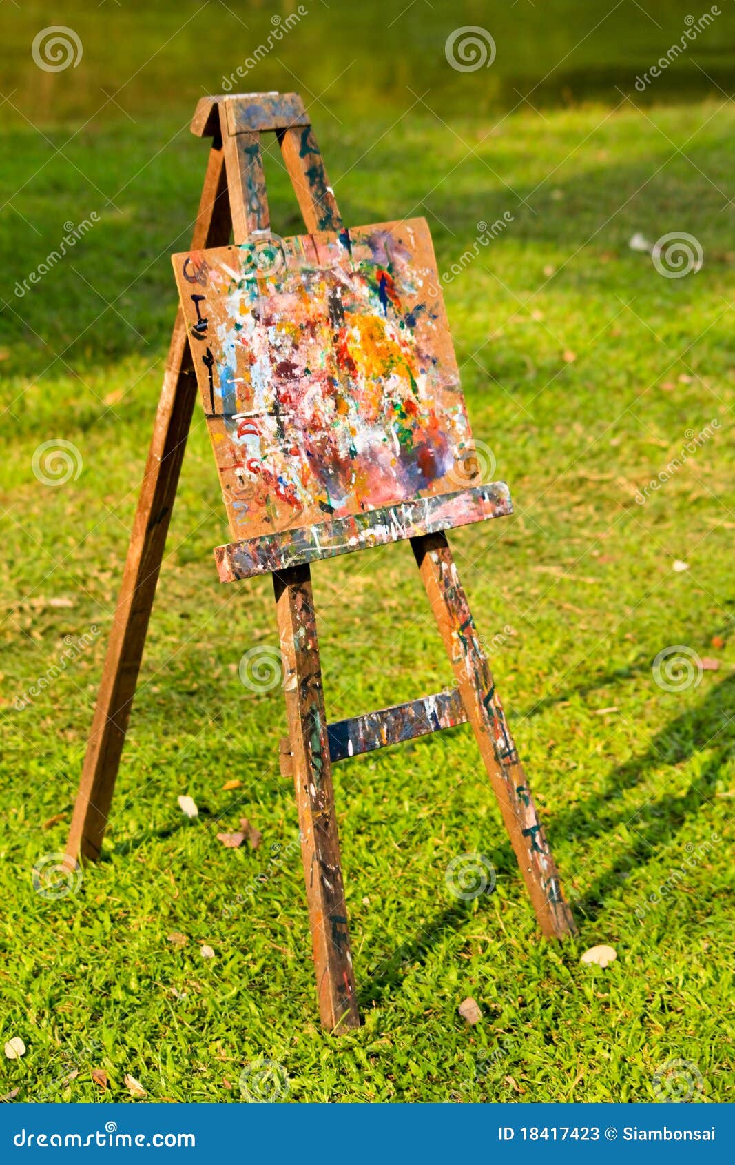 Painting board stock image. Image of drawing, brush, water - 18417423