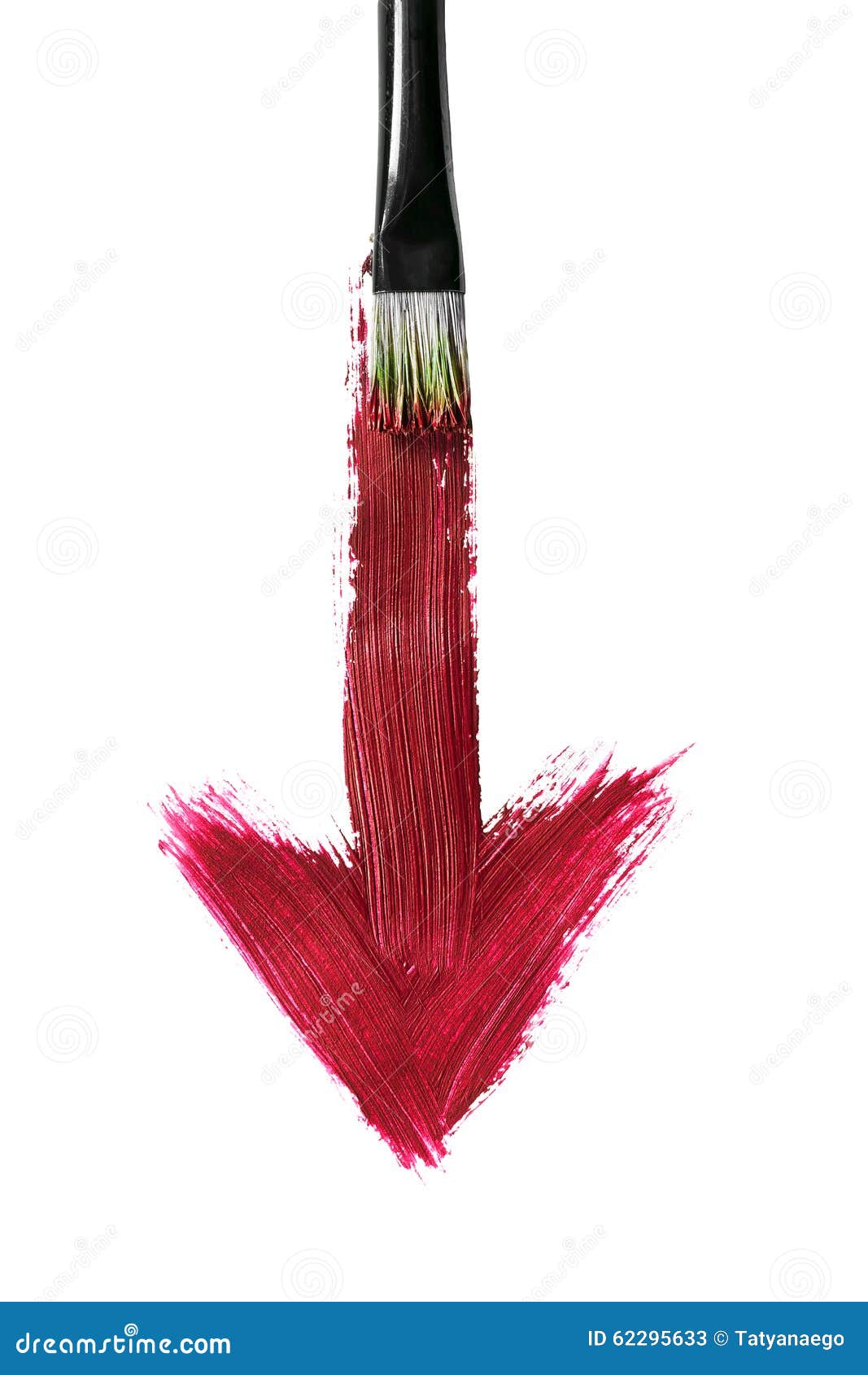 Painting brush stock image. Image of painter, arrow, detail - 62295633