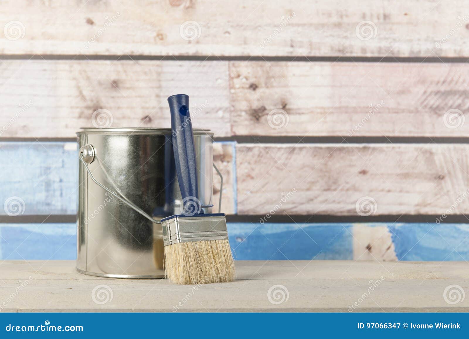 Painting the interior stock image. Image of brush, objects 97066347