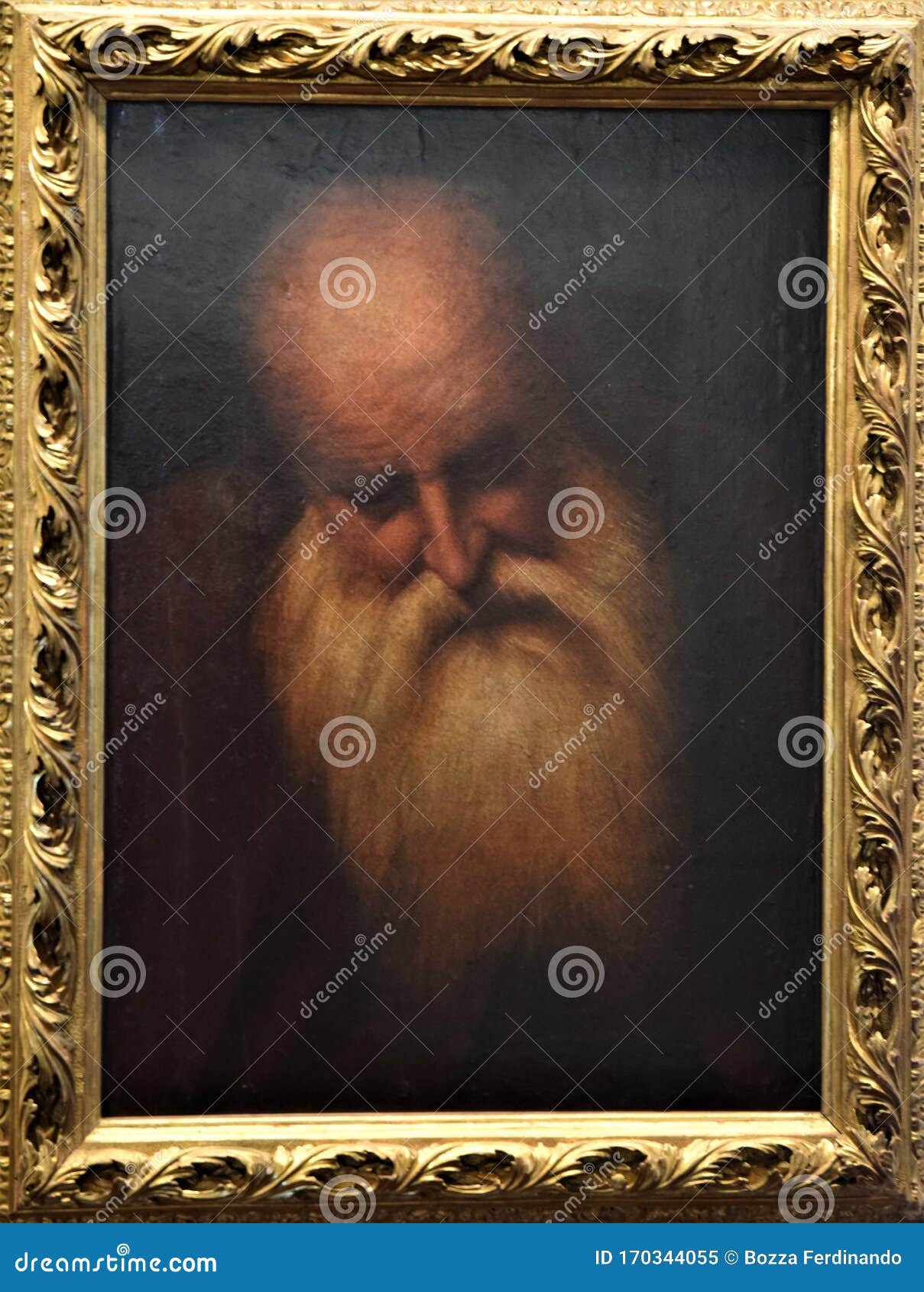 Painting Located in the Uffizi Museum in Florence, Depicting the Head Tilted Downwards of an Elderly Man with a Long White Beard. Editorial Image - Image of david, birth: 170344055 Painting Located in the Uffizi Museum in Florence, Depicting the Head Tilted Downwards of an Elderly Man with a Long White Beard. Editorial Image - Image of david, birth: 170344055