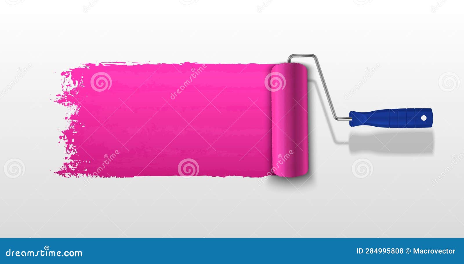 Painting Roller Illustration Stock Vector Illustration of drawing