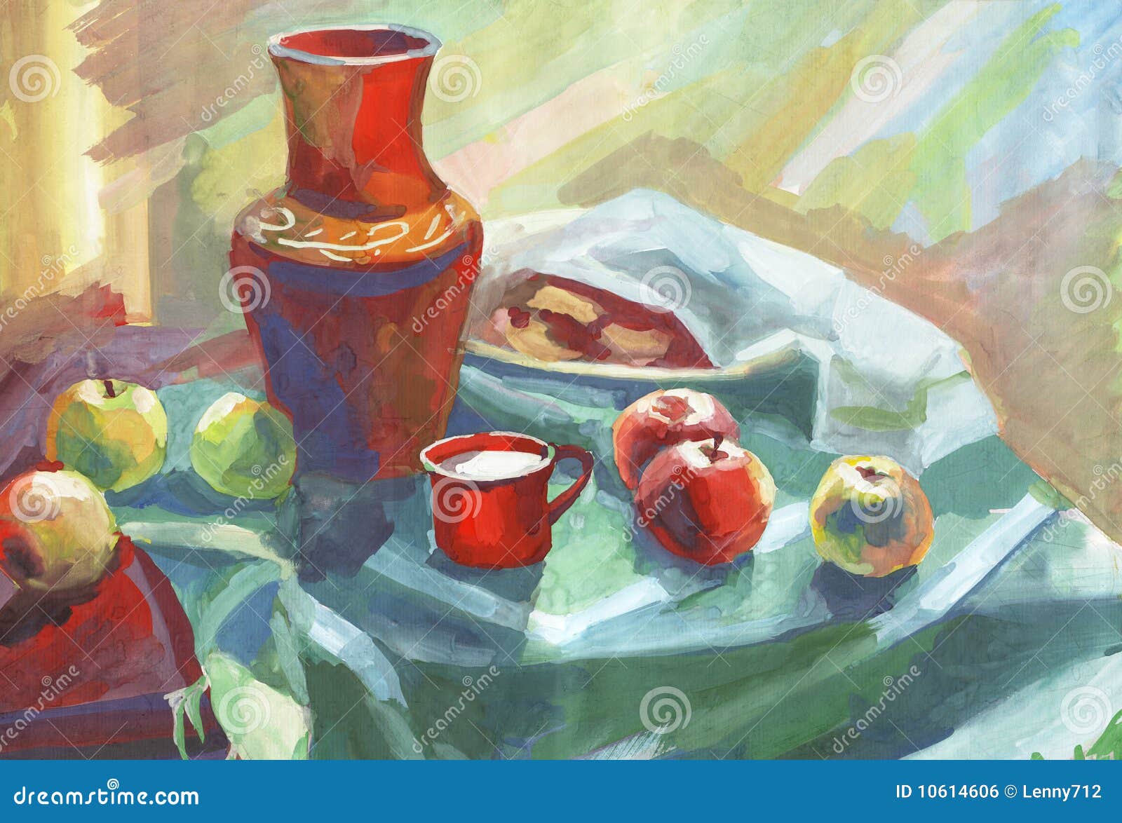 painting still life