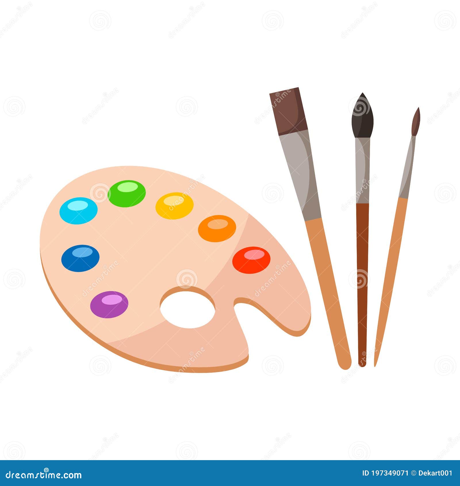 Paint Pallets Stock Illustrations – 90 Paint Pallets Stock Illustrations,  Vectors & Clipart - Dreamstime