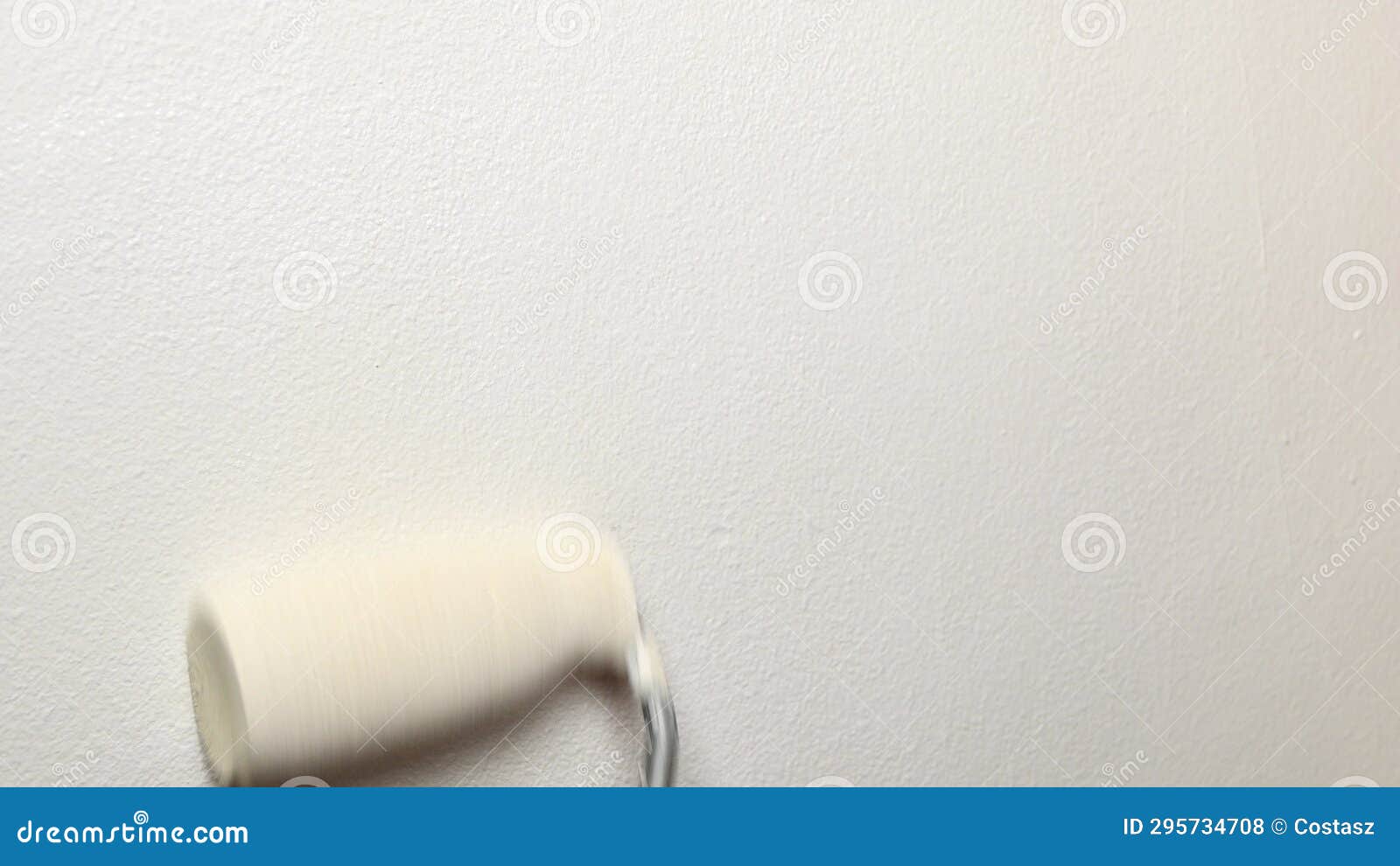 Painting the wall white stock footage. Video of paint 295734708