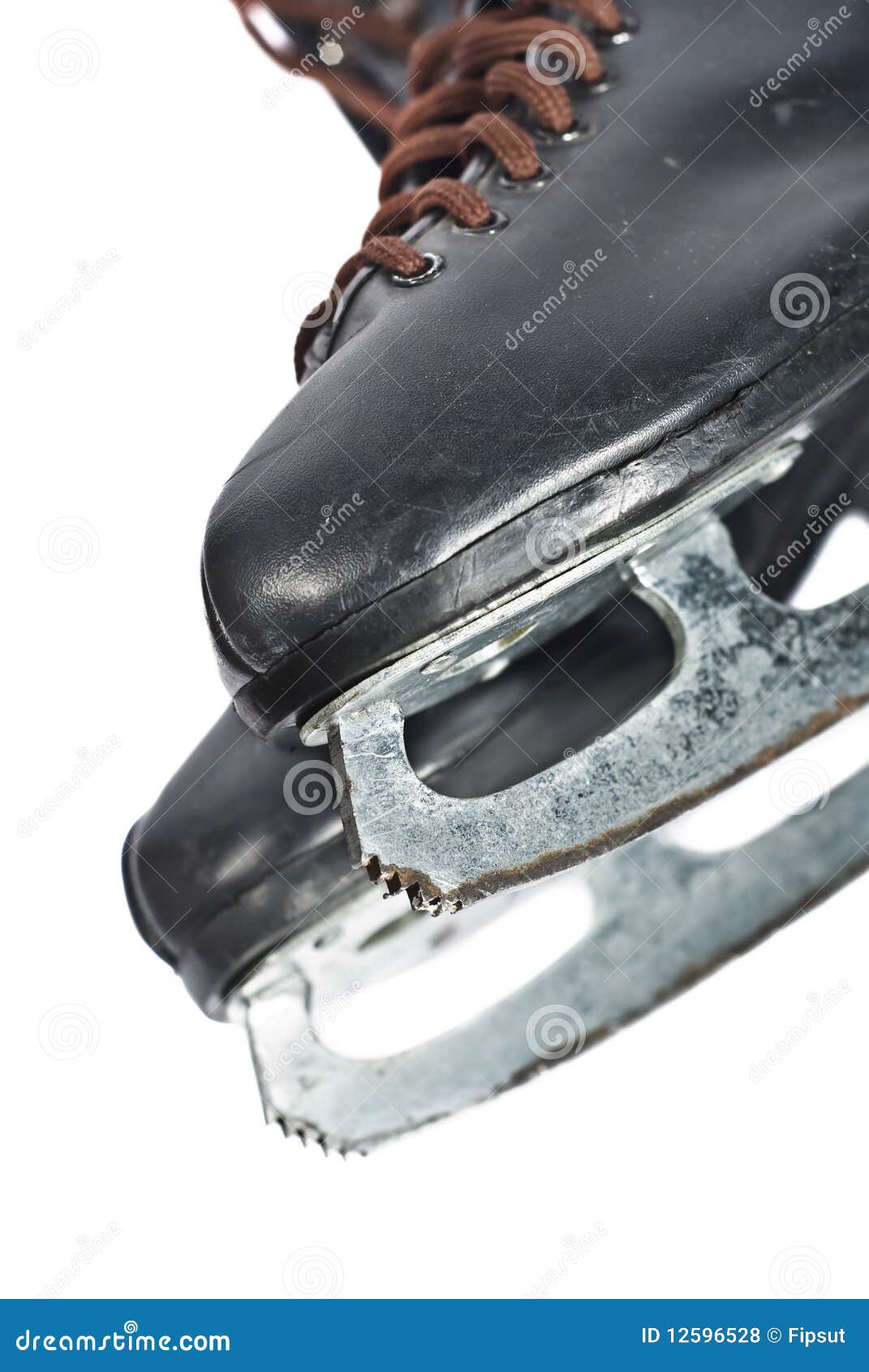Pair of Black Figure Skates Stock Photo Image of skate, activity 12596528