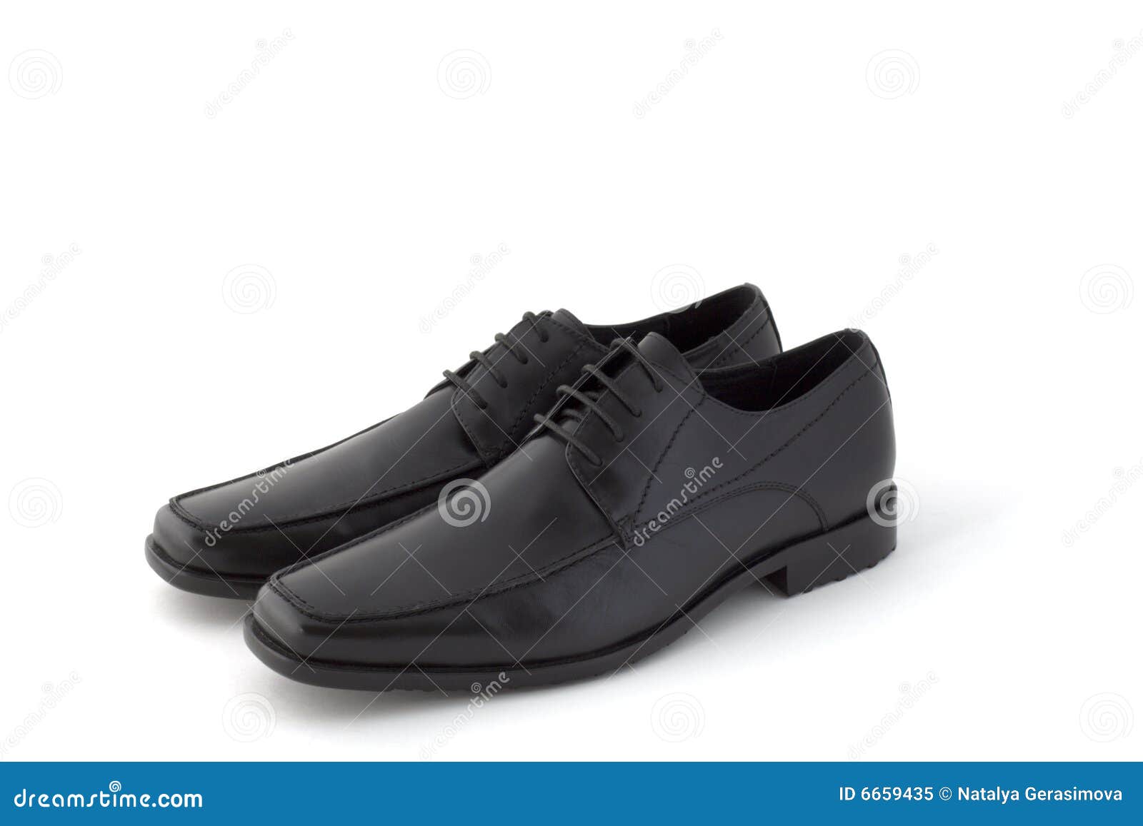 Pair of Black Man S Dress Shoes Stock Image - Image of shoes, sole: 6659435