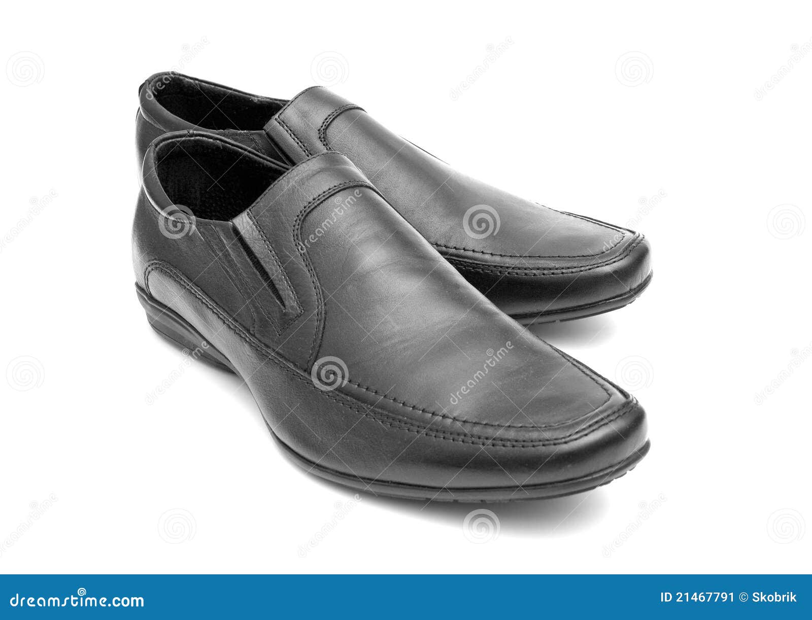 Pair of black man s shoes stock image. Image of attractive - 21467791
