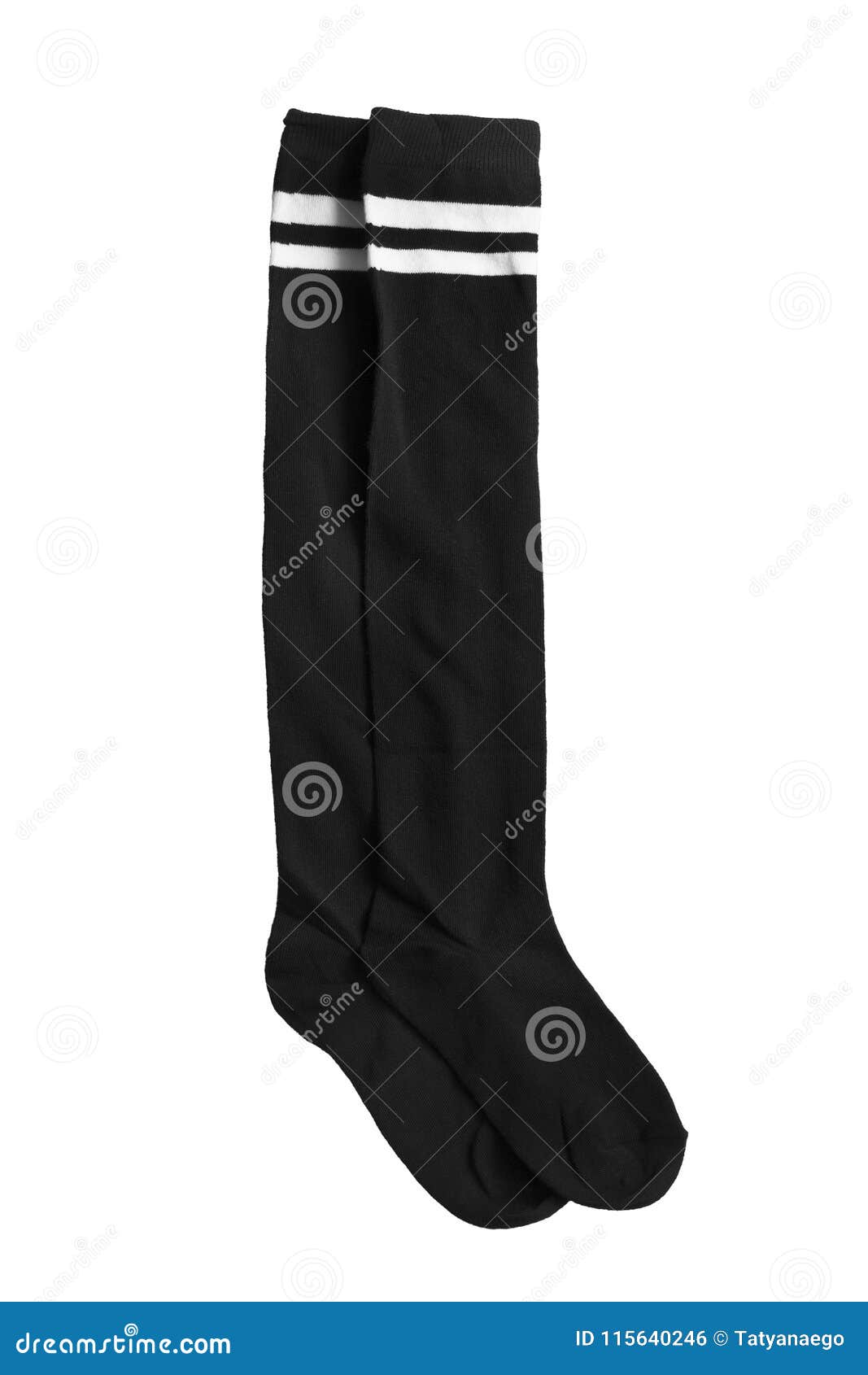 Knee socks isolated stock photo. Image of socks, textile - 115640246