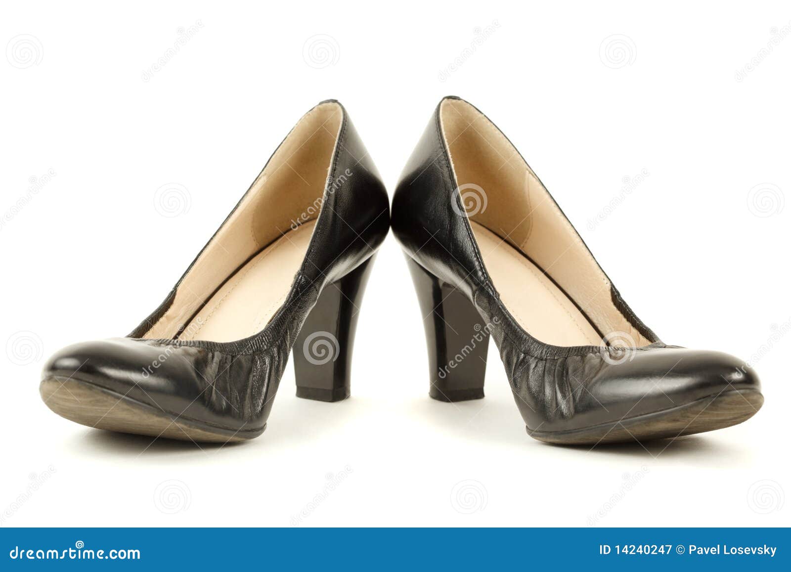 Pair Of Black Women's High Heels Royalty Free Stock Photography - Image ...