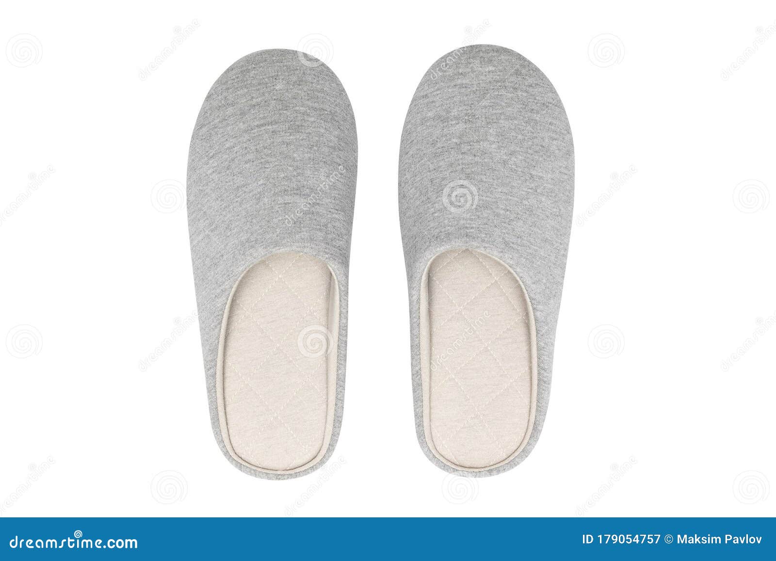 Download Pair Of Blank Soft Gray Home Slippers, Design Mockup ...