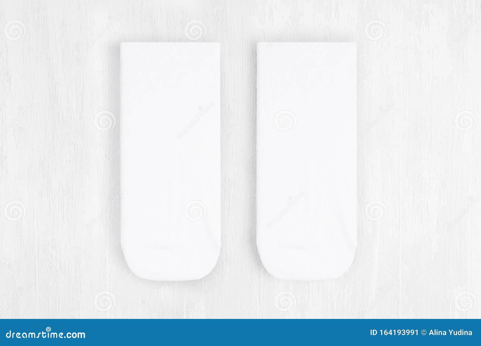 Download Pair Blank White Small, Low Socks Flat Lay On White Wood ...