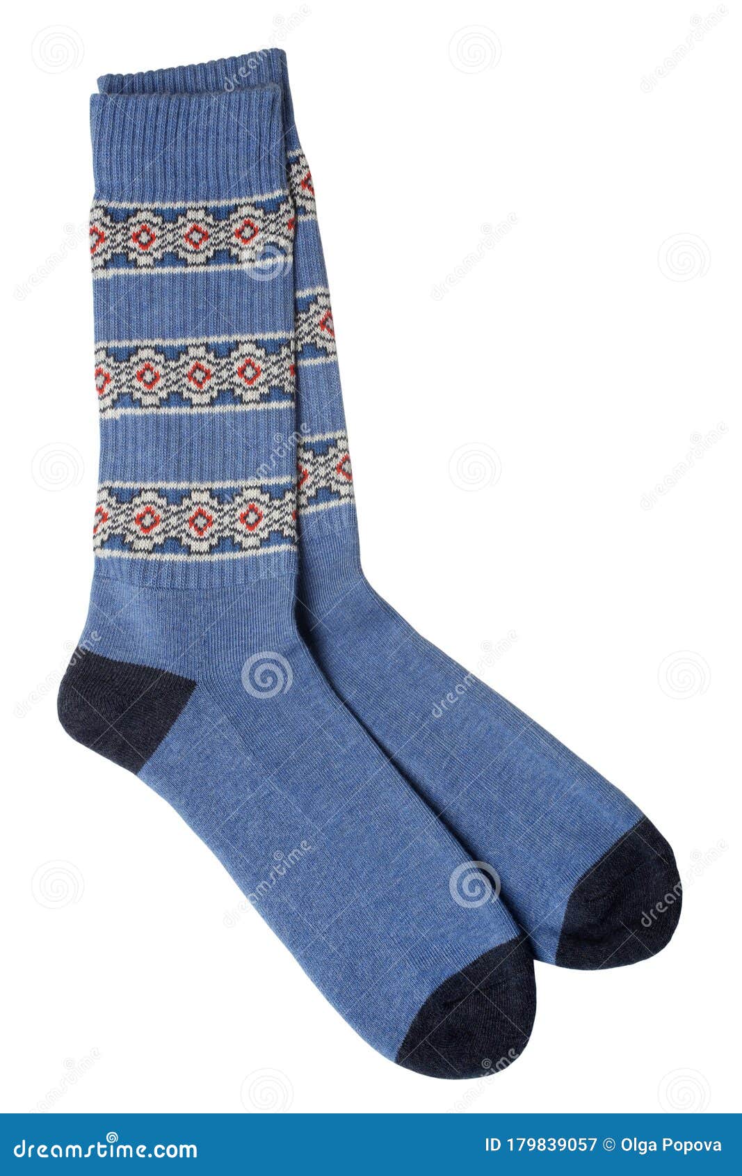 Pair of blue socks stock image. Image of hosiery, baby - 179839057