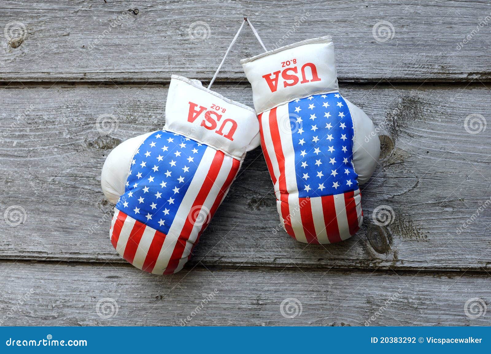 Pair of Boxing Gloves on the Nail Stock Photo Image of nail, athlete