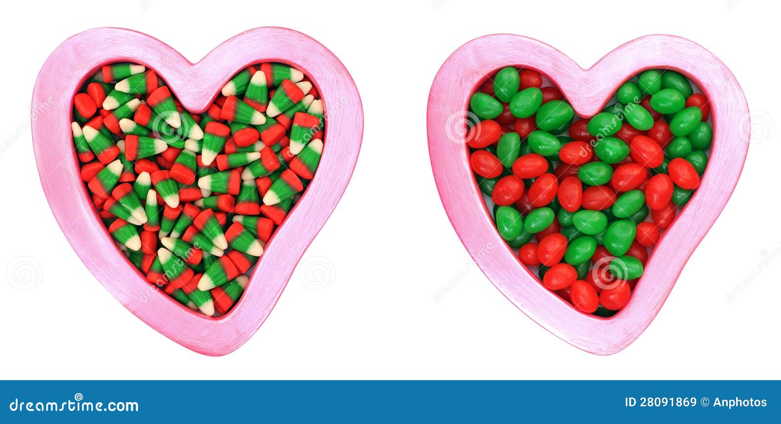A Pair of Candy and Love Symbol Stock Image Image of christmas, jelly 28091869