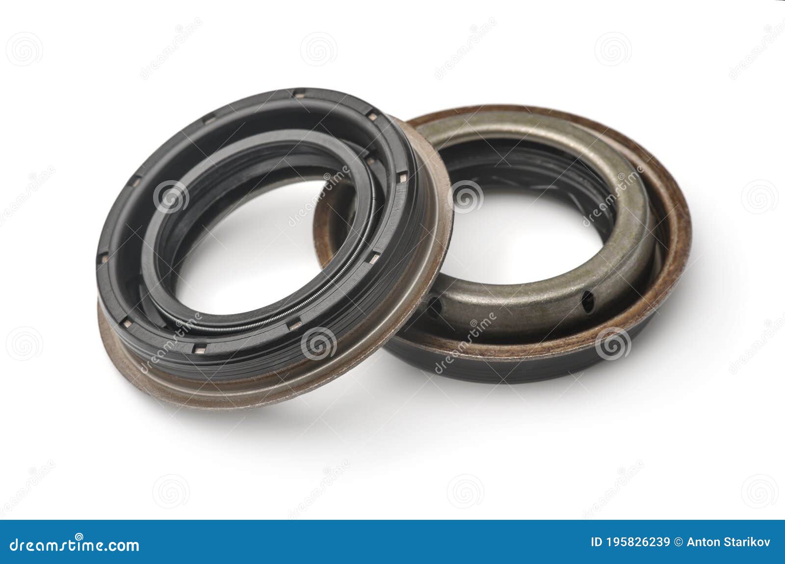 Pair of car oil seal stock image. Image of motor, pair 195826239