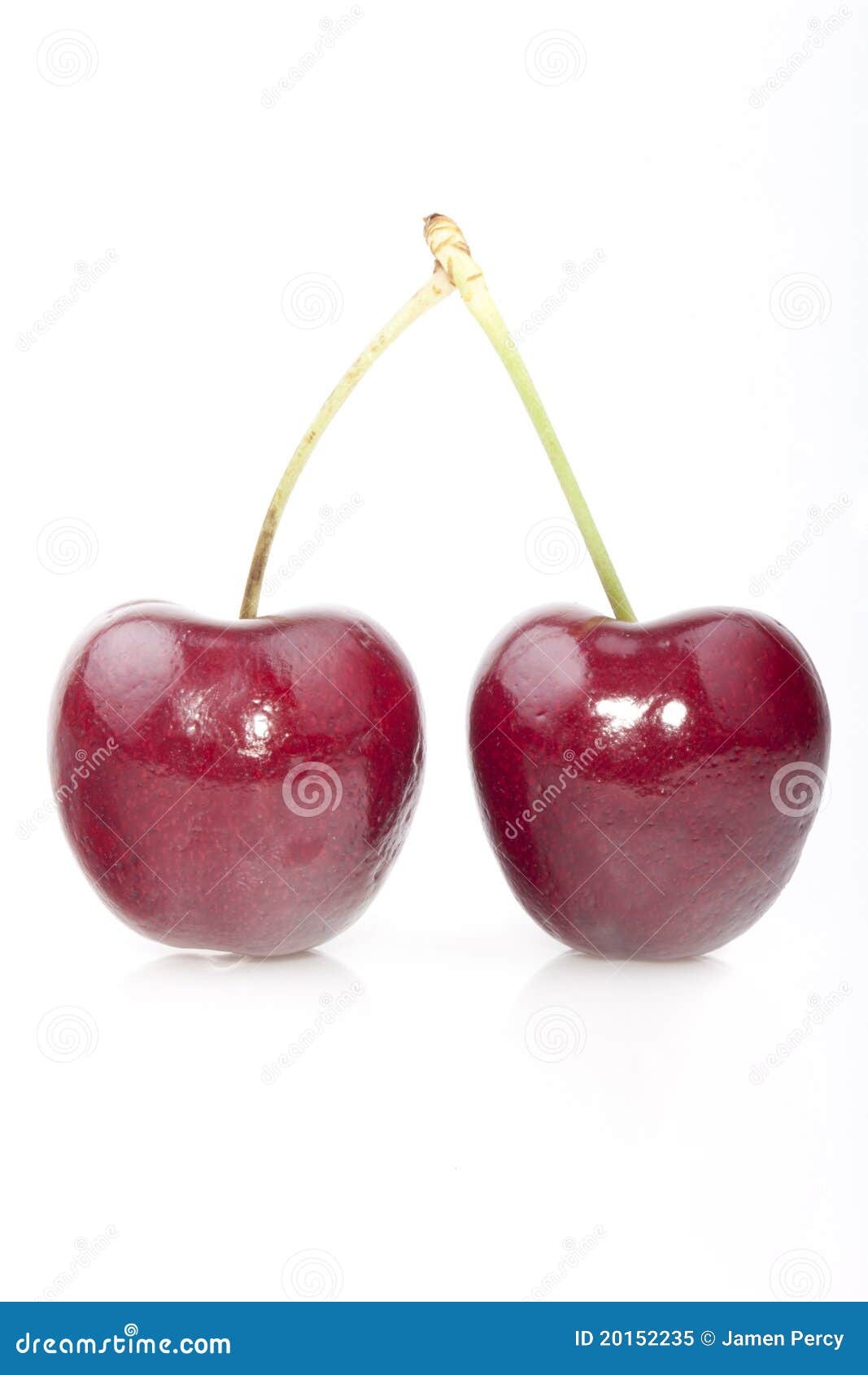 Pair Of Cherries Royalty Free Stock Photo - Image: 20152235