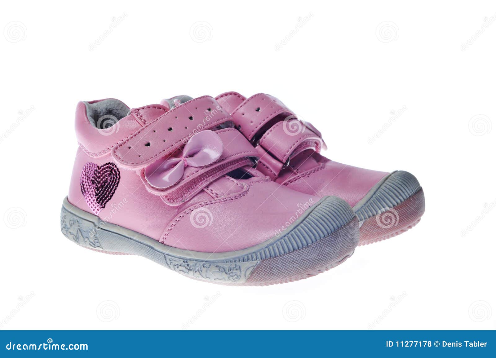 Pair of child shoes stock photo. Image of lace, booties - 11277178