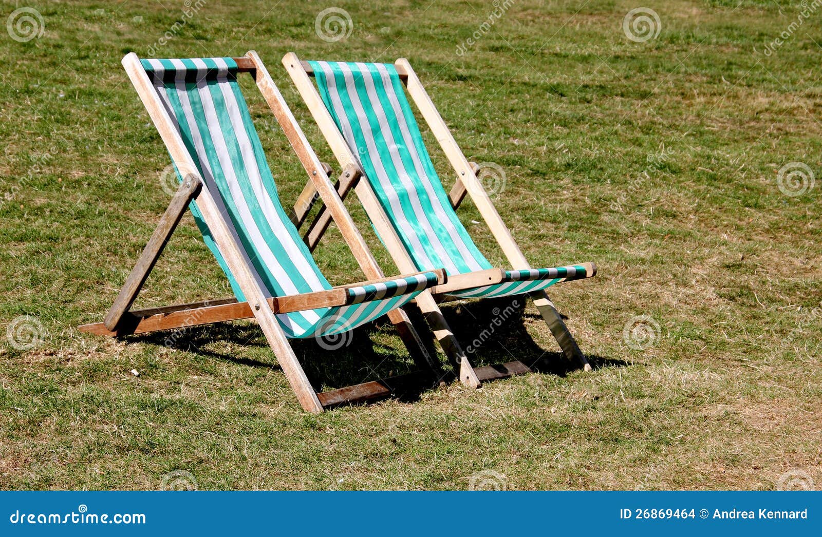Pair of Deck Chairs stock photo. Image of outdoor, stripe 26869464
