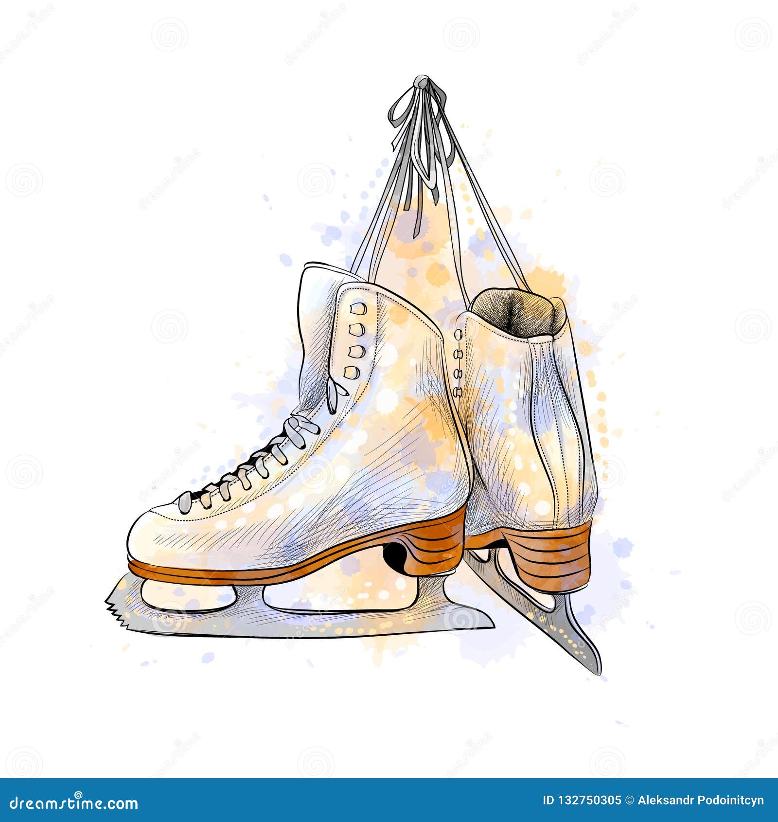 Discover 143+ ice skates drawing best - seven.edu.vn