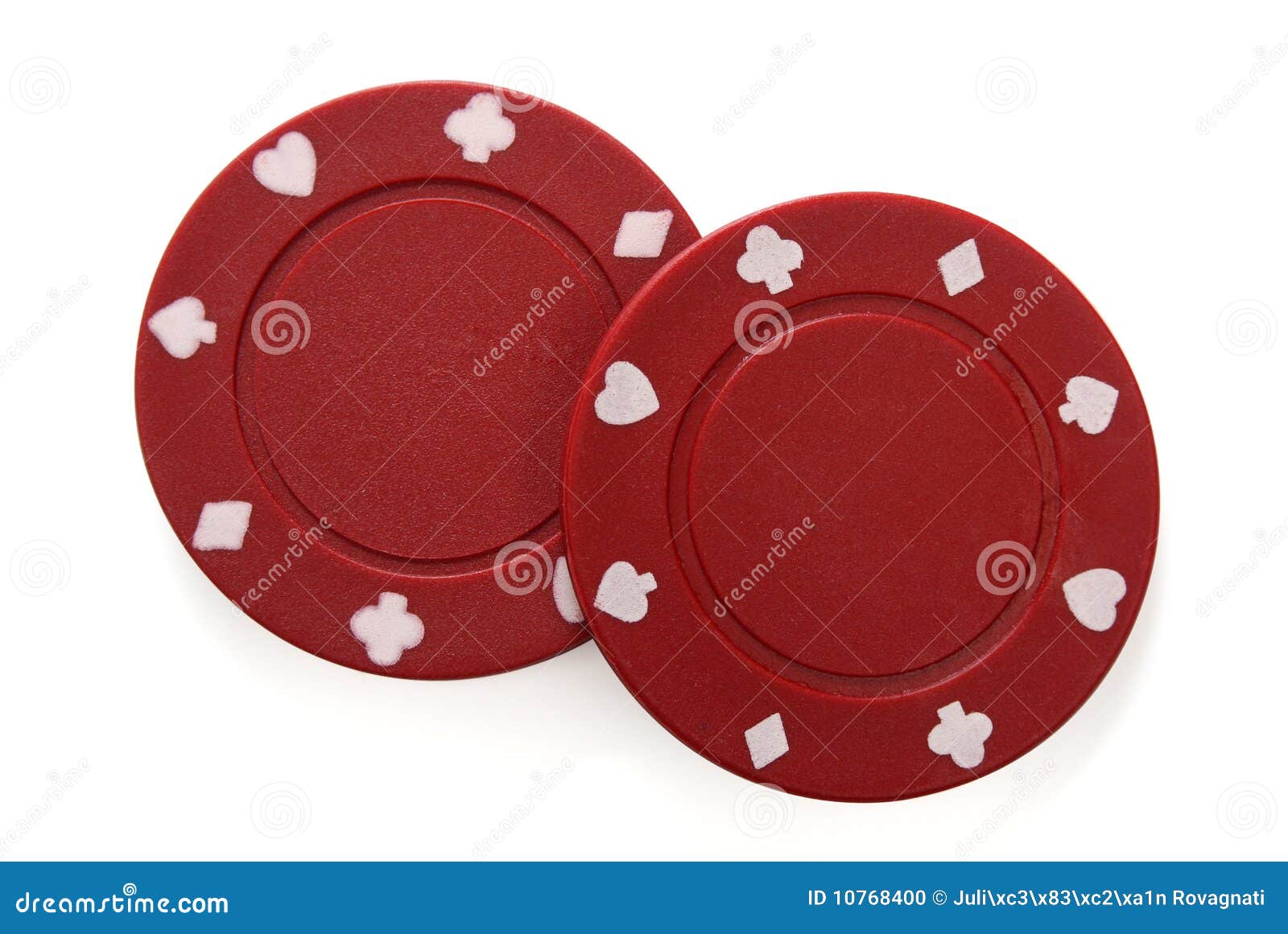 Pair of gambling chips stock photo. Image of gambling 10768400