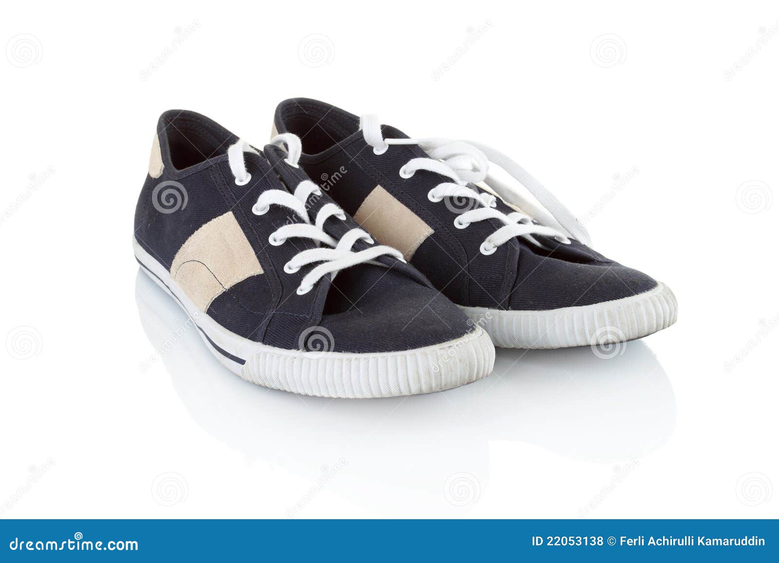 A Pair of Generic Classic Blue Shoe Stock Photo - Image of pair, modern ...