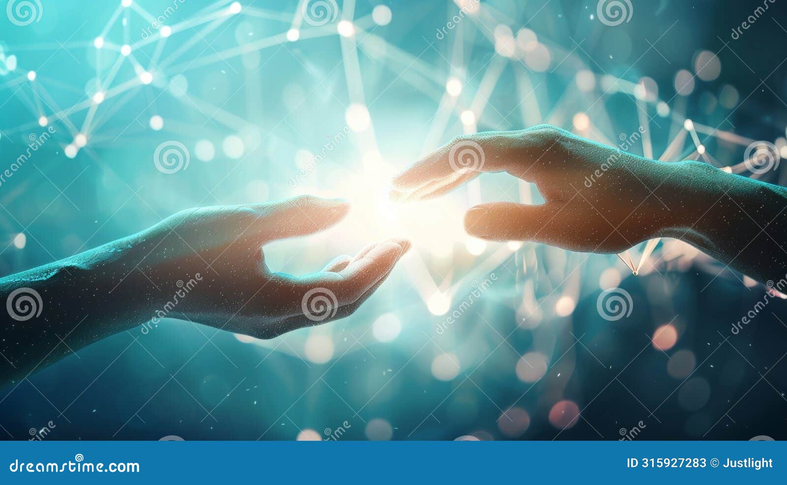 a pair of hands reaching out to shake representing the establishment of trust and partnerships between different