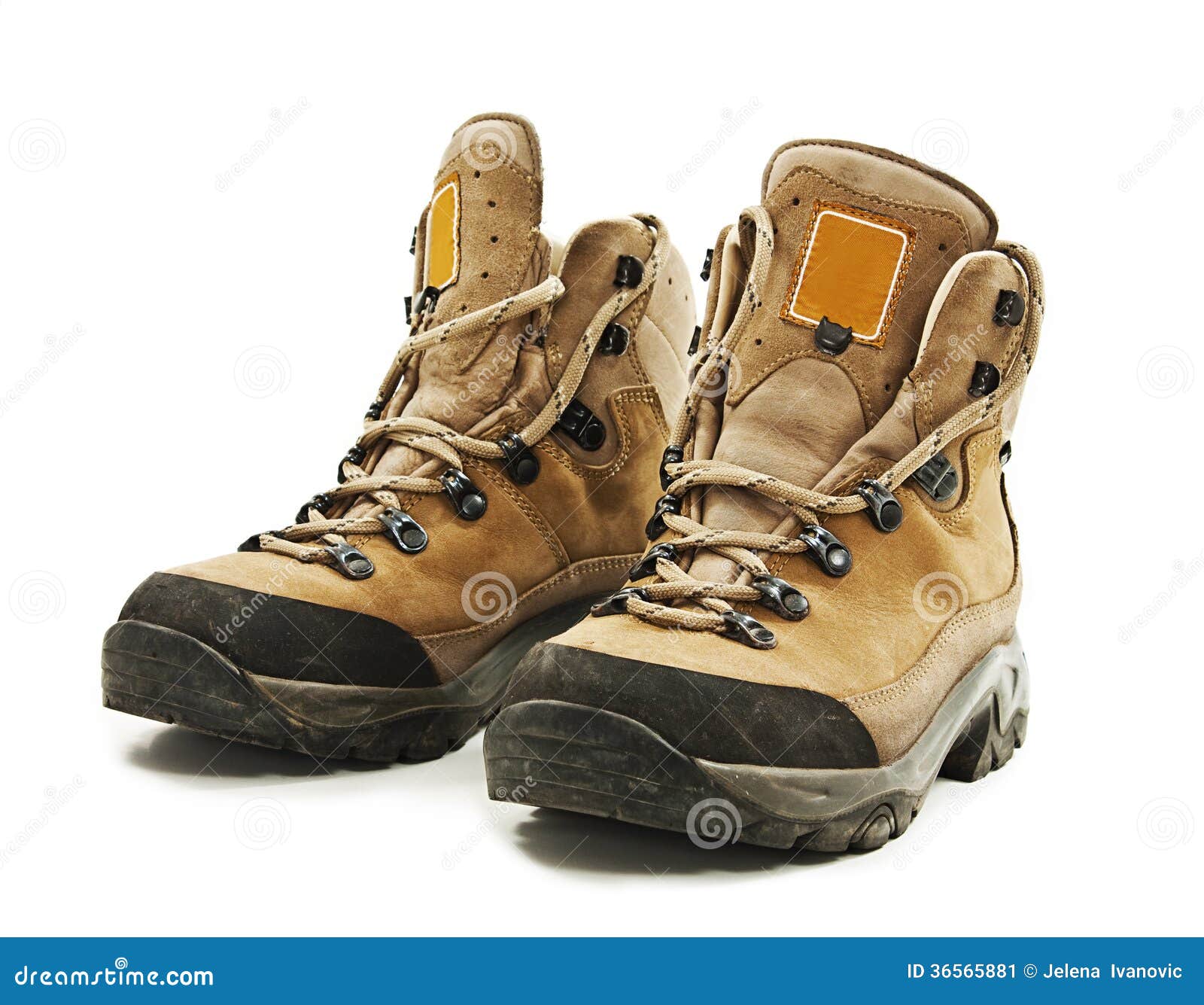 A pair of hiking boots stock image. Image of holiday 36565881