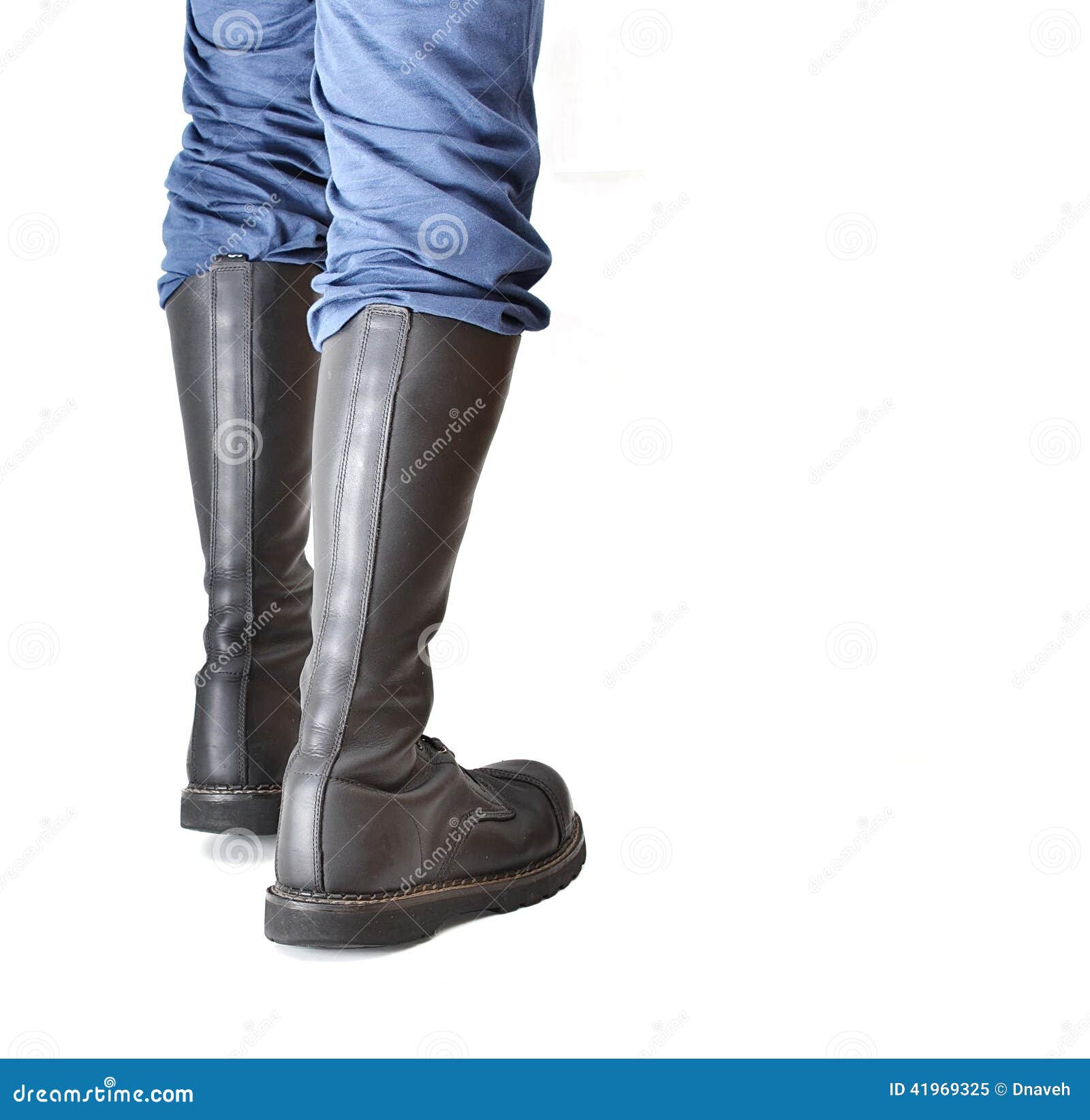 mens high leg boots