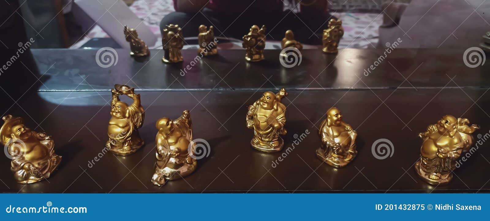 6 Pair of Laughing Buddha for Prosperity. and Symbol of Lucky Stock