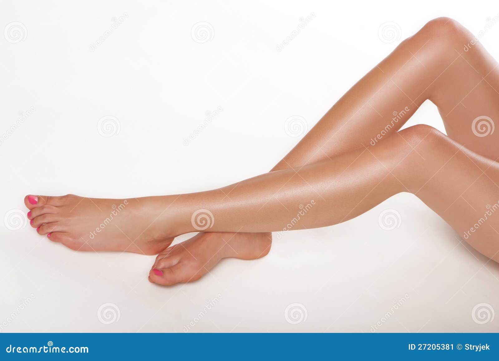 Pair of long female legs stock image. Image of crossed - 27205381