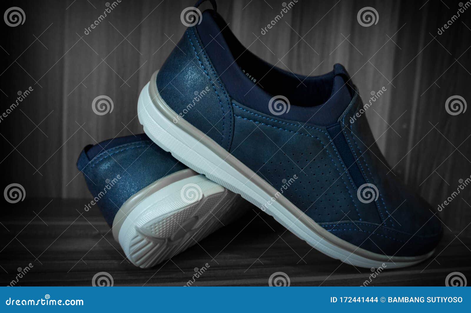 black and blue loafers mens
