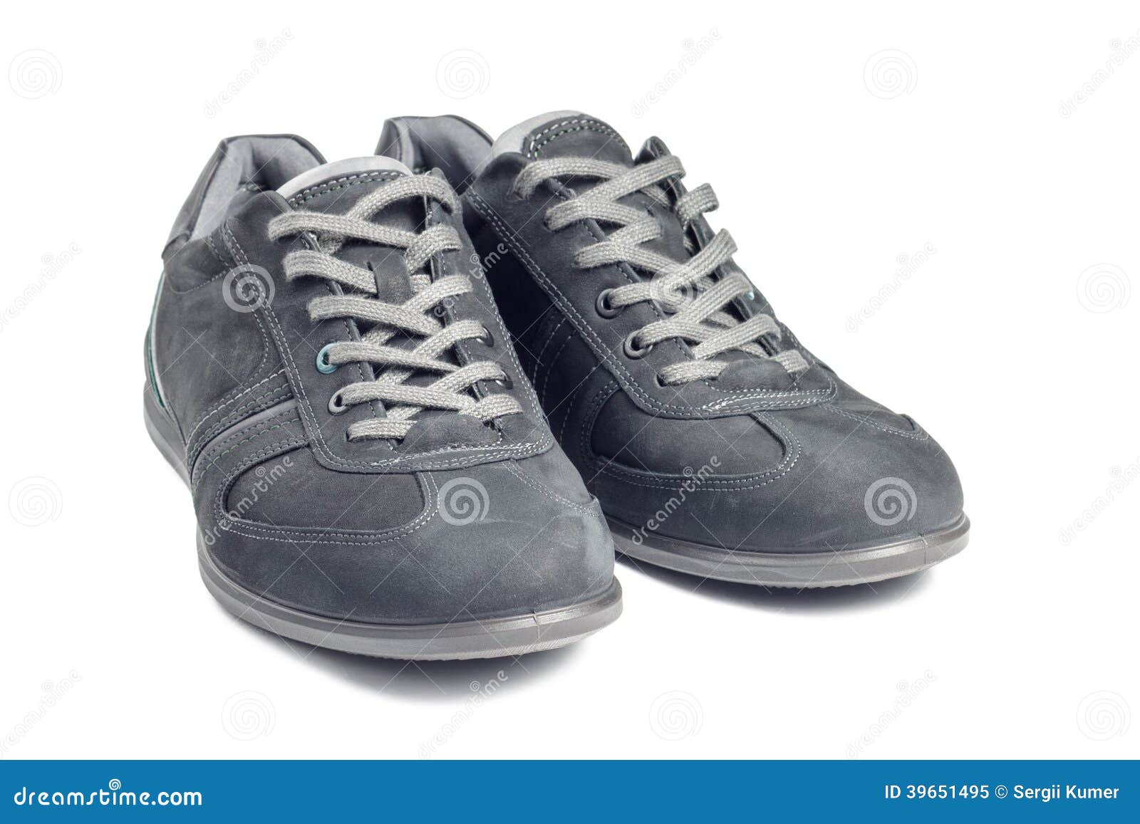 Pair of Men S Shoes Isolated on White Background Stock Image - Image of ...