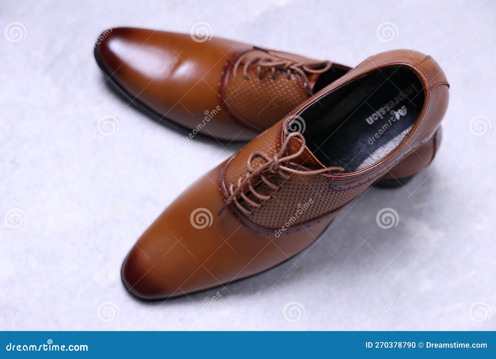 Pair of Mens Shoes Isolated on White Background Stock Photo - Image of ...