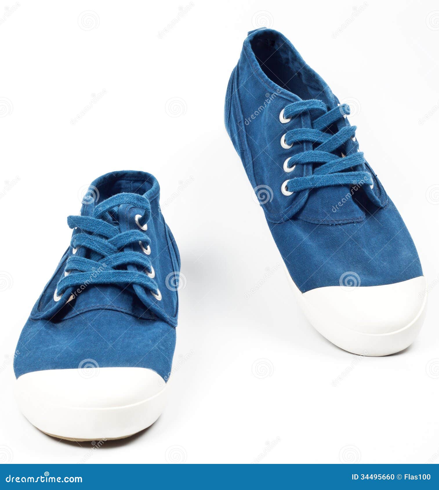 A pair of new blue shoes stock photo. Image of rubber - 34495660