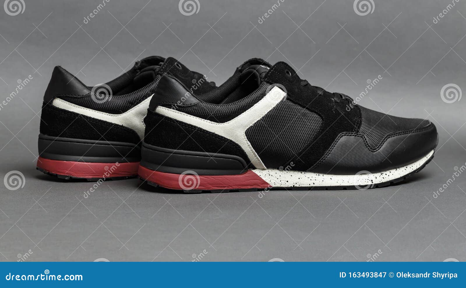 A pair of new sneakers stock image. Image of comfortable - 163493847