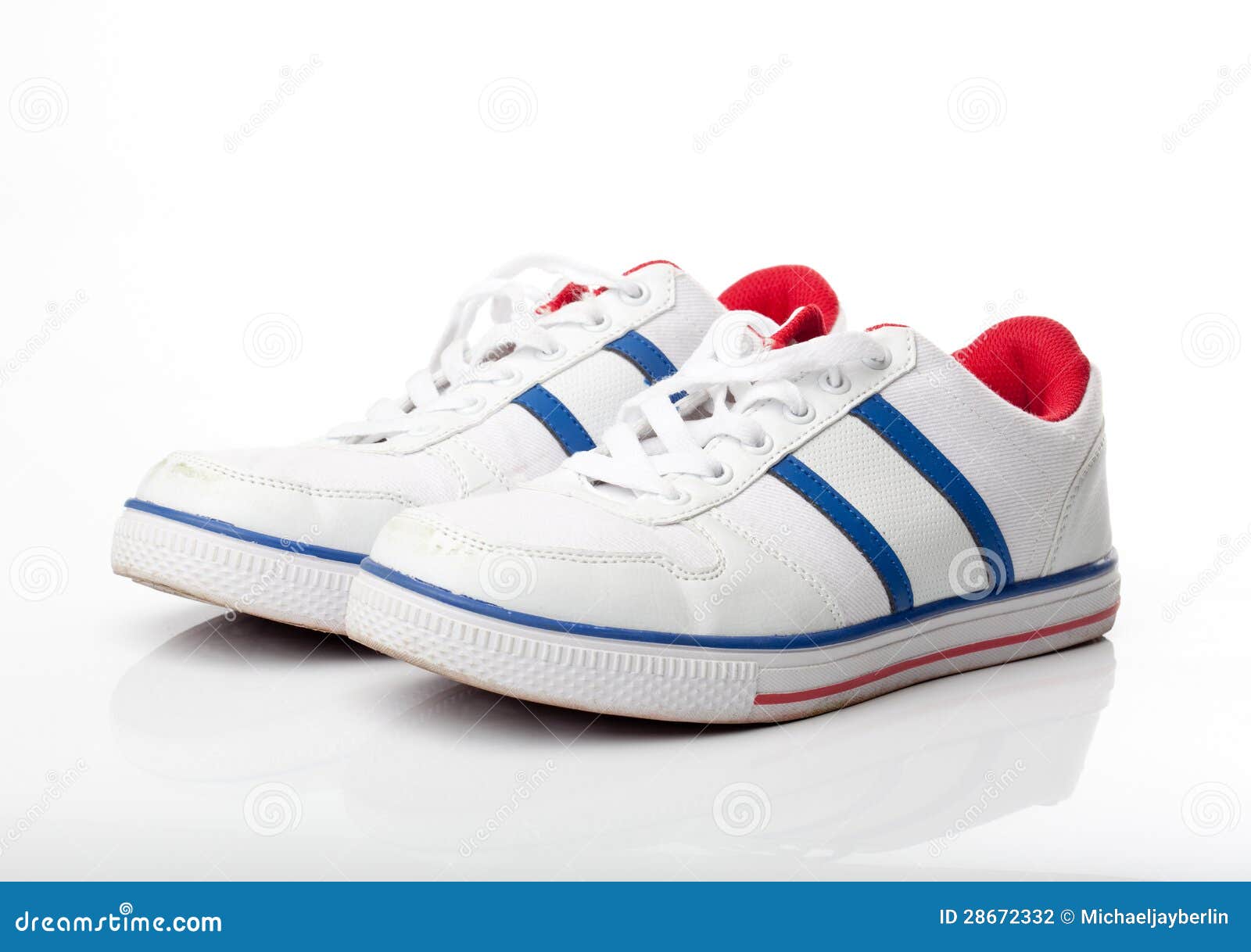 Pair of No-name Tennis Shoes Stock Photo - Image of shoe, studio: 28672332