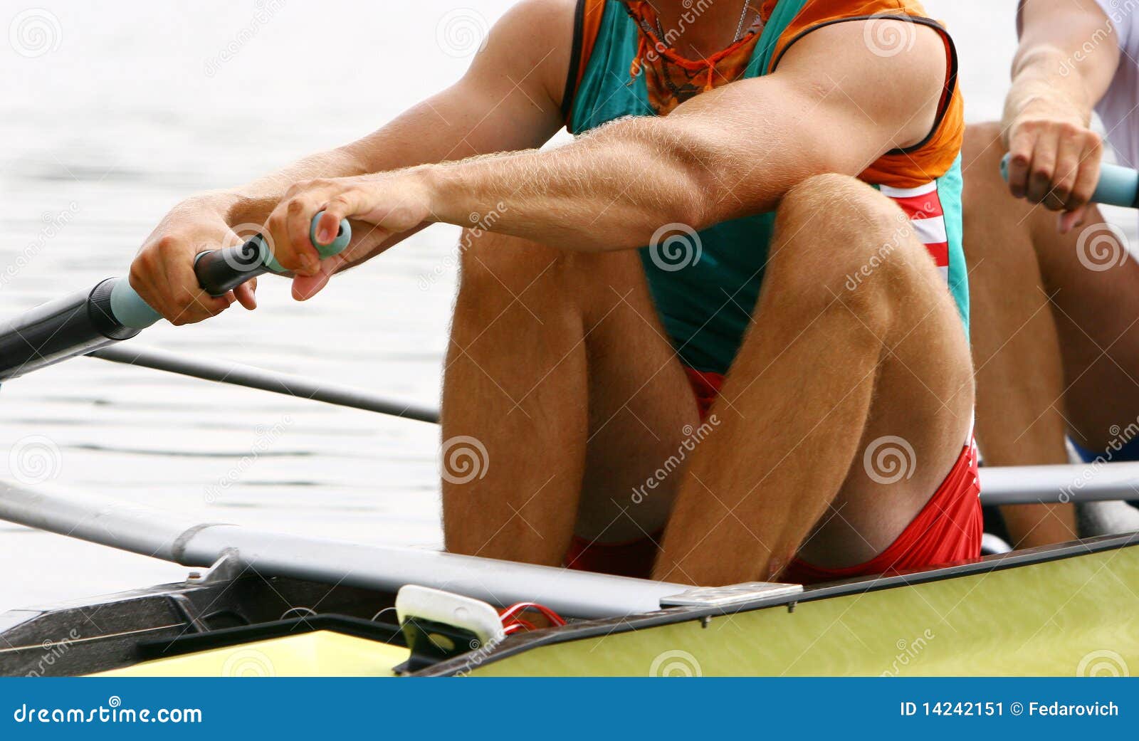Pairoar rowing men stock image. Image of rowing, strong 14242151