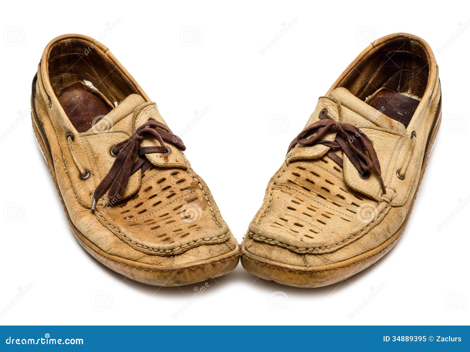 Pair of old moccasins stock image. Image of backgrounds - 34889395